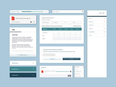 Hotel Owner Portal Design System (2) components dashboard design system figma product design ui ux web design