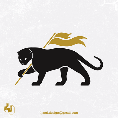 Panther character design graphic design illustration logo vector