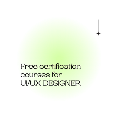 Certification courses for UI/UX Designer certificate certification course courses learnings study uiux