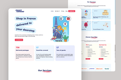 FranceForward Website Development: A Platform for Global Impact branding delivery design development france franceforwad paris services ui ui design ux website wordpress