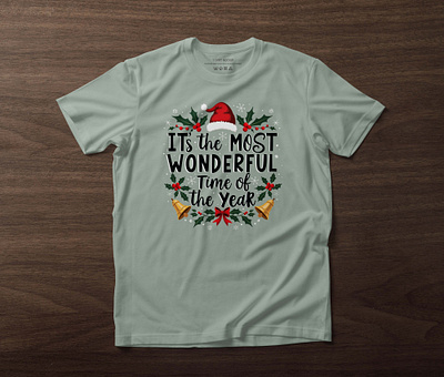 Christmas T-shirt Design branding christmas christmas t shirt custom t shirt design illustration retro t shirt t shirt design typography typography t shirt design