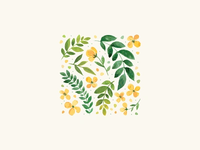 sun in leaves pattern botanical bouquet branding composition design floral flower flowers graphic design leaf leaves logo nature romantic t shirt design texture