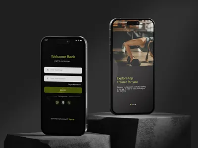Fit Tracker - Fitness App app branding design fitness fitness center fitness club fitness tracker graphic design gym app mobile app typography ui uiux user interface ux workout app workout tracker