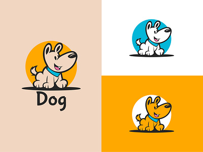 Puppy Logo animal mascot cute dog character dog cartoon design dog illustration friendly pet icon logo pet care branding pet supplies branding playful dog logo puppy logo design veterinary logo