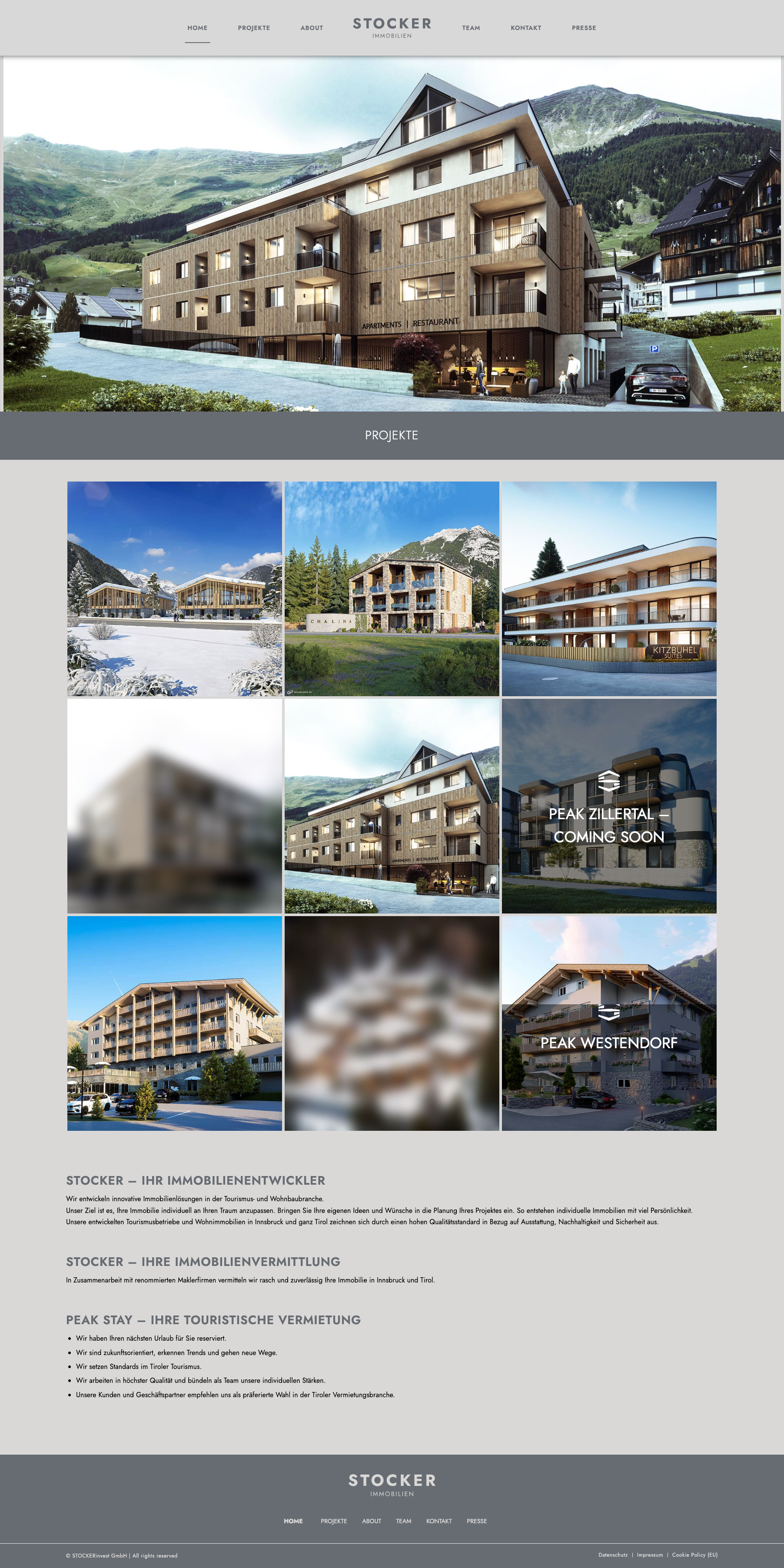 Stocker Immobilien - home cms css seo ui