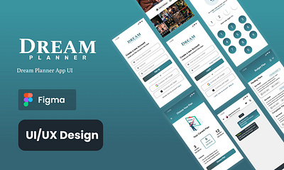 Dream planner app ui designer