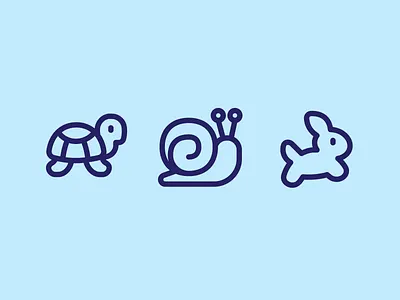 Plump Animal Icons by Streamline assets branding design flat icons illustrator line line icon minimal process vector