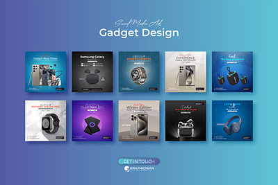 Social Media Ads | Gadget Design adcreatives advertising branding creativedesign creativemarketing designinspiration digitaldesign facebook post gadget ads gadget design gadget post graphicdesign instagram post logo marketing marketingdesign moderndesign motion graphics productbranding social media ads