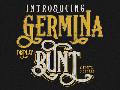 Germinabunt Fonts classic design displayfont germinabunt fonts handwritten headline logo type old fonts outline fonts signature fonts typeface typografi typography vintage fonts webdesign