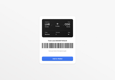 Daily Sketch 49 | Flight Pass animation branding challenge design figma graphic design illustration logo ui vector