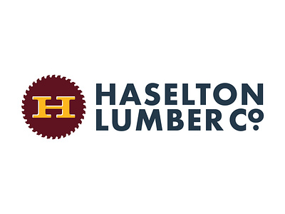 Haselton Lumber Co. Branding brand brand design branding design graphic design logo logo design