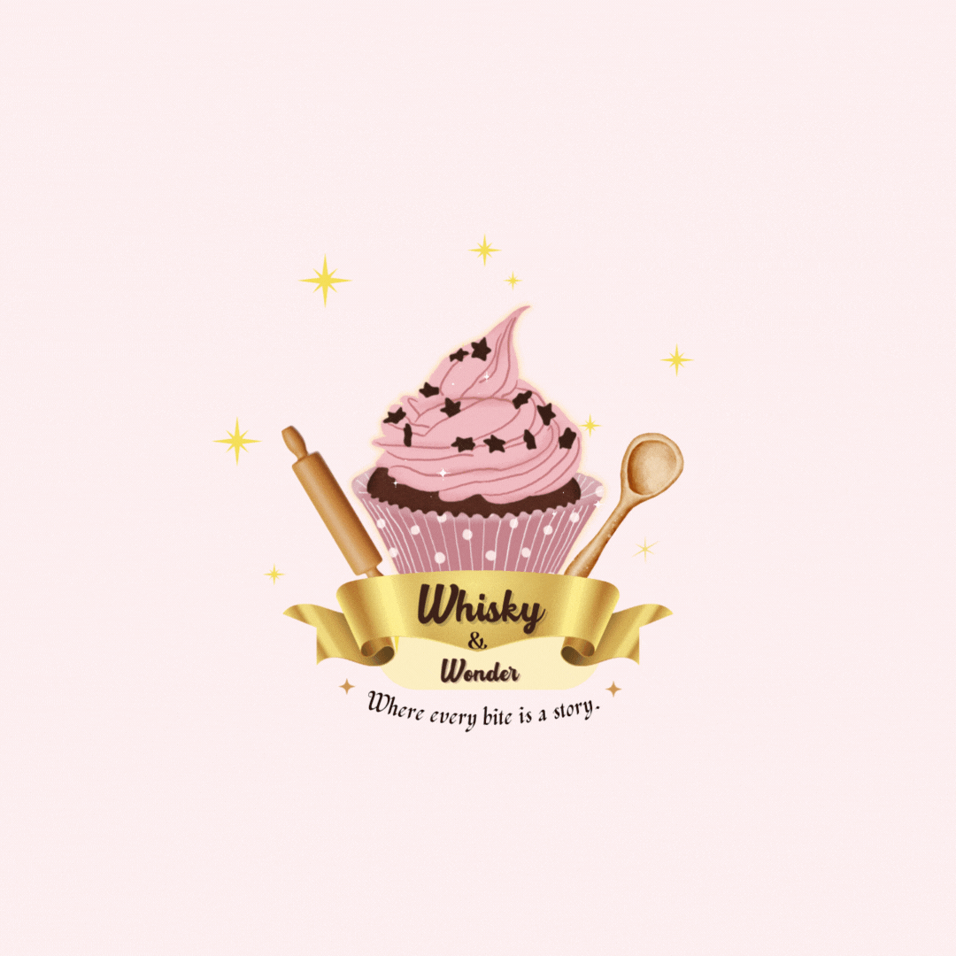 Whisky & Wonder: A Magical Bakery Logo animatedlogo animationdesign bakerylogo brandidentity creativedesign creativeinspiration designdaily dribbbleshots foodbranding graphicdesign illustration logoanimation logodesign logoinspiration pastelcolors ui whiskyandwonder