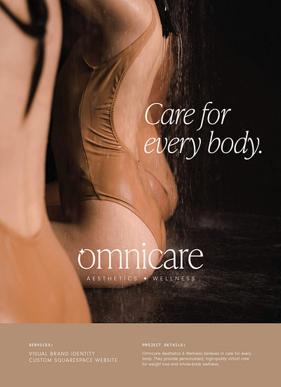 Omnicare Aesthetics & Wellness | Brand & Website art direction brand design branding logo squarespace squarespace website website design