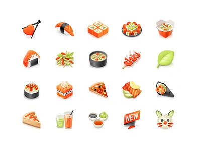 Icons Sushi icons