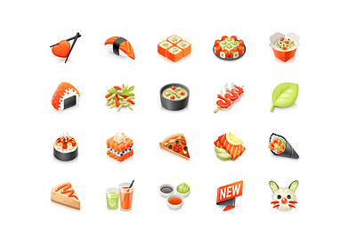 Icons Sushi icons