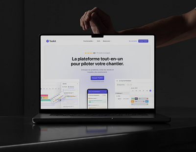 Gestion de chantier / BTP design développempent figma refonte ui ux wbeflow