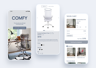 Comfy mobile ui ux