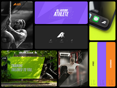 All Around Athlete - Personalized coaching - Branding adobe branding coaching figma graphic design logo mobileapp sport ui ux webdesign website