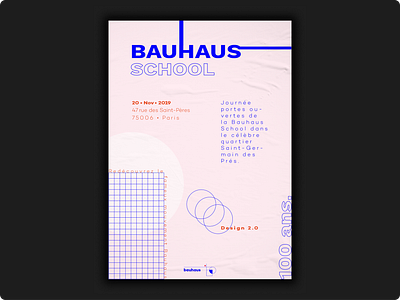 Poster Design | Bauhaus 2020 art direction branding graphic design poster print print design