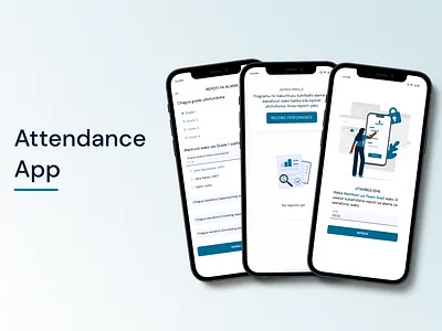 Attendance App app app design design mobile mobile ui product product design ui