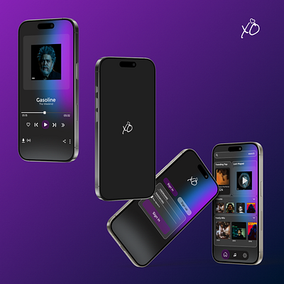 Music App Design branding design graphic design logo ui uidesign uiux web design