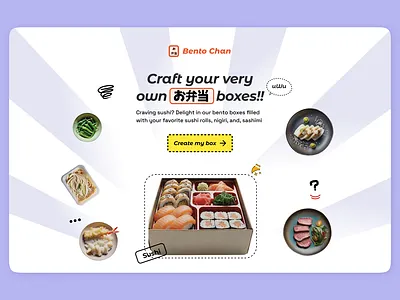 Get charged up with Bento Chan! design minimal ui ux web