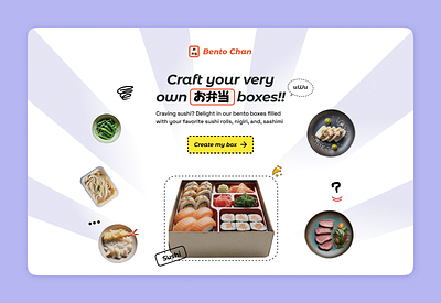 Get charged up with Bento Chan! design minimal ui ux web