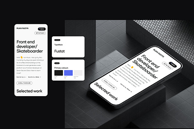 Portfolio landing concept landing page ui ux design