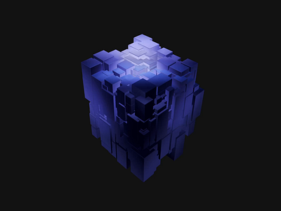 Tesseract 3d animation cube spline tesseract