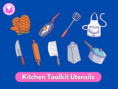 Kitchen Toolkit Utensils illustration