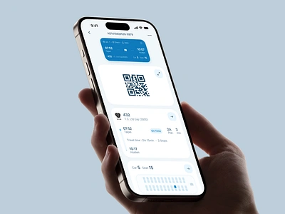 Train Ticket Application: Digital Tickets app arrive bento booking car design graphic design mockup qrcode seat seating ticket time train travel trip ui