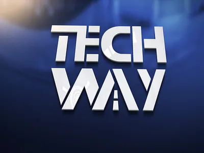 تصميم شعار TECH WAY logo