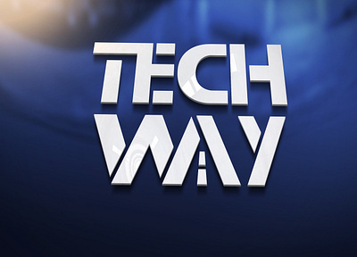 تصميم شعار TECH WAY logo