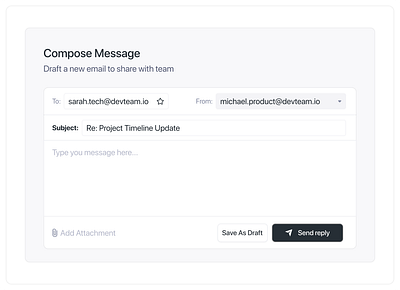 New Mail Composing ui