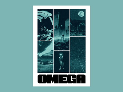 Omega branding design graphic graphic design poster visual