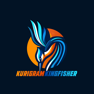 Kurigram Kingfisher Sports Team Logo logo design sports team logo