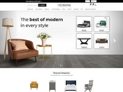 E-commerce Website Landing Page Design design landing page ui ux web website