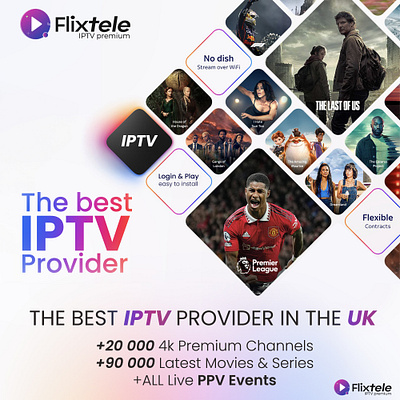 My Design Project with Flixtele IPTV Provider design graphic design iptv iptv uk website design