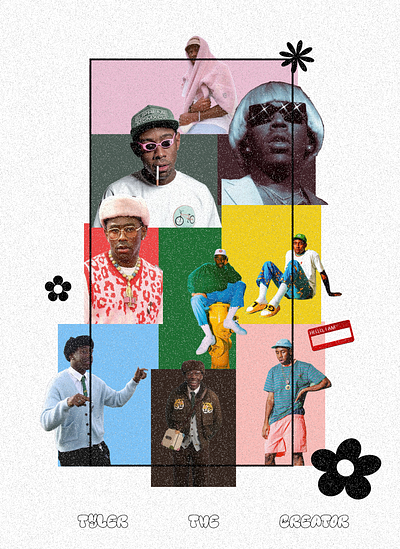 Tyler the creator graphic poster graphic design