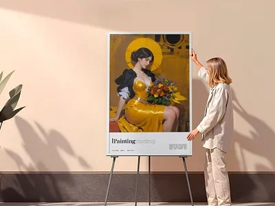 Painting Mockup branding design download free freebie illustration kriollodesign mockup painting psd