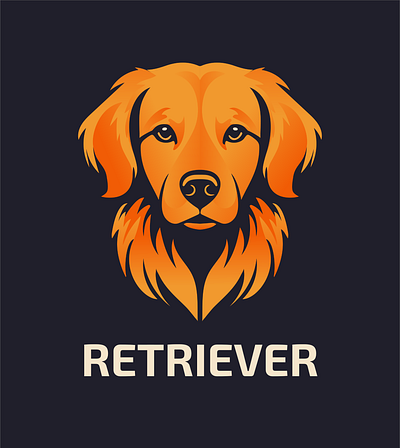 Golden Retriever Vector art vector