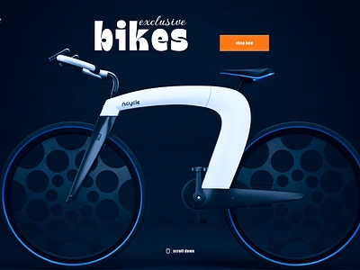 Exclusive Bikes – an online store for true connoisseurs design figma illustration interfacedesign tilda ui userexperience