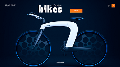 Exclusive Bikes – an online store for true connoisseurs design figma illustration interfacedesign tilda ui userexperience