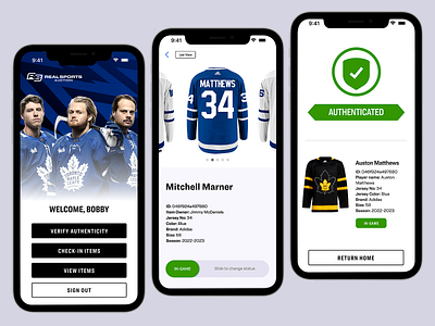 MLSE RealSports - Toronto Maple Leafs animation branding graphic design motion graphics ui