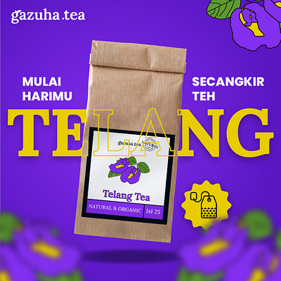 Minuman teh penurun berat badan alami herbal menurunkanberatbadan natural obesitas talang tea tehindonesia telang