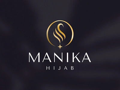 Manika Hijab | Brand Fashion brand brand identity branding classy cloth elegant logo fashion fashion identity hijab identity logo logo hijab lux luxury m elegant m logo muslim muslim fashion scarves wear