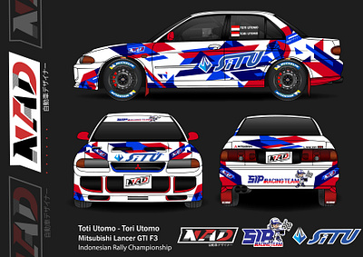 SIP RALLY TEAM Livery design 2025 Mitsubishi Lancer GTI automotive automotive art automotive illustration branding car artwork cars cars design design graphic design illustration livery livery design motorsport rally rally car vector vehicle wrap design wrapping wraps