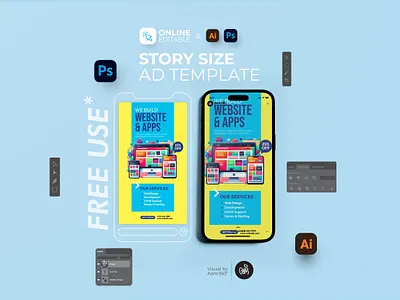 Website Design Service Instagram Story aam360 aam3sixty ad template social media post web design agency web design agency ads web design studio web design studio ads web design template web development web development ad web development ads website design website design instagram story website design social media post