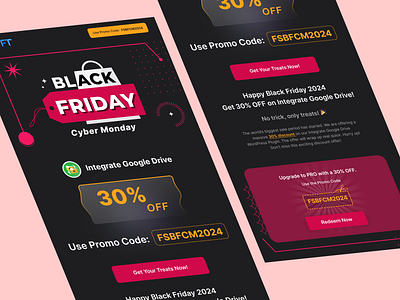 Black Friday Email Template black friday branding clean design email email design email marketing email newsletter email template minimal newsletter template top design ui ui design ux web website website design