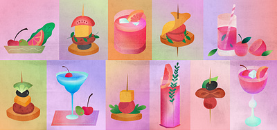 Pretty drinks design digital art digital artist drinks illuatration food illustration graphic artist graphic design graphics art illustration illustration art poster art visual art visual artist visual design